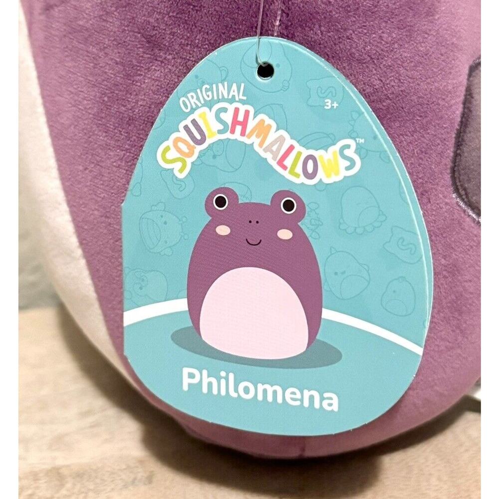 Brand New Squishmallow 7.5" Philomena the Purple Frog Plush Stuffed Animal - Picture 5 of 6